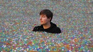 I Put 100 Million Orbeez in My Friend's Backyard #mrbeast