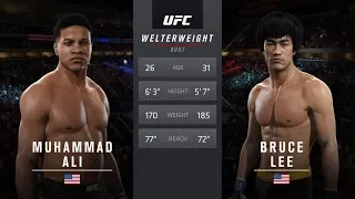 Muhammad Ali vs. Bruce Lee (EA Sports UFC 2) - Rematch - Crazy UFC 👊🤪