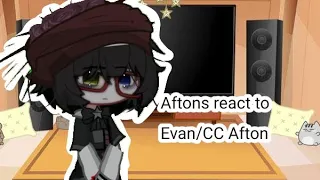 Aftons react to Evan/CC Afton||FNAF||GACHA||GACHALIFE2||