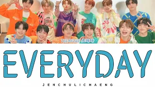 TREASURE EVERYDAY Lyrics (트레저 EVERYDAY 가사) [Color Coded Lyrics]