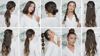 10 EASY HEATLESS BACK TO SCHOOL HAIRSTYLES!