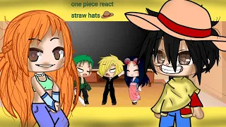 🌻straw hats react to Nami and Luffy🌻 (Mugiwaras react) |no repost|