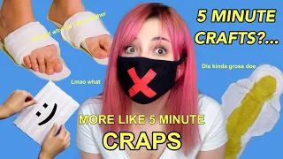 5 MINUTE CRAFTS TO THE RESCUE?? *QUARANTINE EDITION*