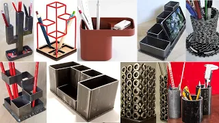 welding projects for beginners: desk organizer ideas