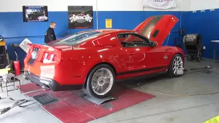 2011 800 HP Shelby GT500 Super Snake dyno