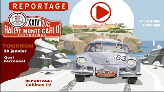 LE RALLYE MONTE-CARLO HISTORIQUE 2022 A TOURNON