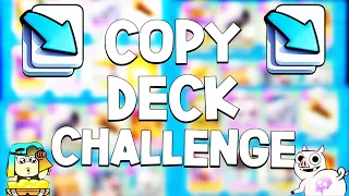 COPYING MY OPPONENT'S DECK CHALLENGE IN TOP LADDER! CLASH ROYALE