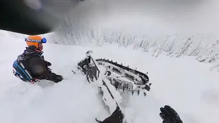 Day 3 - Mountain Sledding in Revelstoke BC - 165'' Skidoo Turbo.