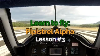 Pipistrel Alpha Trainer | Flying Lesson #3 - Circuits & First Solo | Checkout Flight | ATC