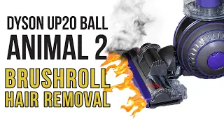 Dyson Ball 2 Animal UP40 - Removing Hair From The Brushroll Fixes The Burning Smell!