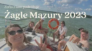 Żaglowanie po Mazurach 2023 (Ryńskie-Nidzkie; śluza Guzianka)