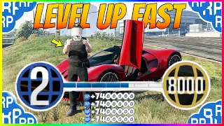 *SOLO* INSANE THIS IS NOW THE FASTEST WAY TO LEVEL UP IN GTA 5 ONLINE (LEVEL IN A DAY) RP METHOD