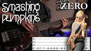 Smashing Pumpkins - Zero - Bass cover With Tabs