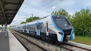 RER E : Essais du RER NG 002 K à Gagny