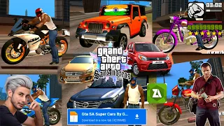 20+ Indian Bikes & Cars Premium ModPack | For All Android Devices 2023 | HINDI | GTA SA GAMERZ LUCK