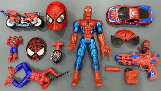 My Latest Cheapest Spiderman toy Collection,Spiderman Crawling,RC big Action Figure, Spinner, Gun