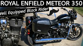 Touring Royal Enfield Meteor w Bags - Cops - Wahoo!