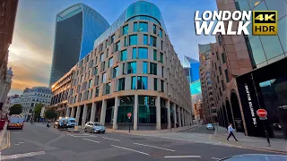 LONDON Walk 🇬🇧 - Walk through the historic City of London - Tower of London, Monument & Leadenhall 🏛