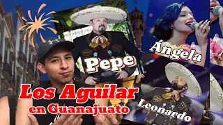 Pepe Ángela y Leonardo “los Aguilar” en Guanajuato capital