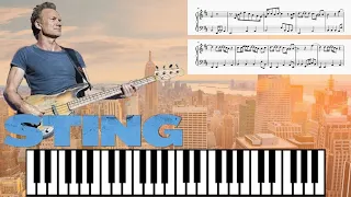 Sting - English in New York - pianino