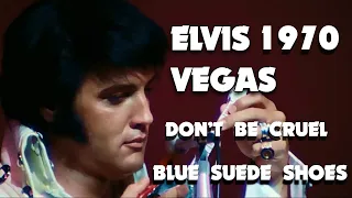 👑ELVIS👑 1970 LIVE VEGAS - 🔥DON'T BE CRUEL - BLUE SUEDE SHOES🔥TTWII