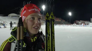 BMW IBU World Cup Östersund: pre-individual chat with Dahlmeier and Makarainen