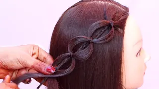 Most Easy hairstyle with trick - Simple stylish hairstyle | hairstyle | hairstyle for girls