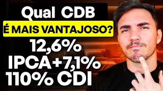 Escolhendo entre CDB PÓS-FIXADO IPCA+, CDI e PREFIXADO - Qual a melhor opção?
