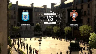 FIFA 22 ARGENTINA vs PORTUGAL 3v3 RUSH VOLTA FOOTBALL