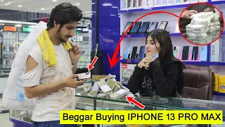 Beggar Buying IPHONE 13 PRO MAX Prank - Rich Beggar @MastiPrankTvOfficial