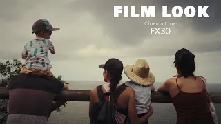 Sony fx30 cinematic film look