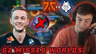 WHY ARE G2 NOT MAKING WORLDS? - G2 VS FNC GAME 5 REVIEW - CAEDREL