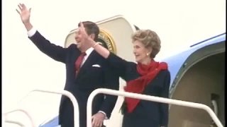 President Reagan's Departure from London Heathrow Airport on June 3, 1988