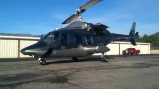 Bell 222 helicopter turbine engine start