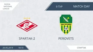 AFL19. Russia. National Liague. Day 9. Spartak-2 - Perovets