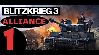 Blitzkrieg 3 [Alliance campaign] #1 gameplay [4K]