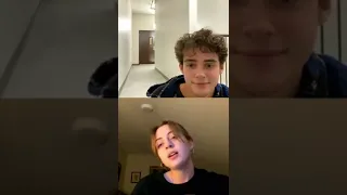 lizzy mcalpine & joshua bassett instagram live | february 14, 2021