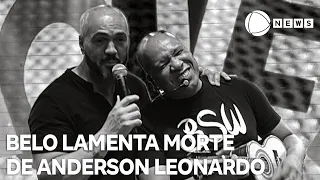 Belo lamenta morte de Anderson Leonardo, do grupo Molejo