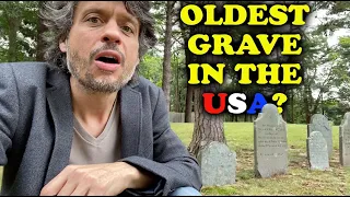 Oldest Cemetery in America 🇺🇸 17th Century Graveyard Tour ☠️