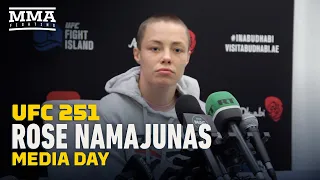 UFC 251: Rose Namajunas Media Day Scrum - MMA Fighting