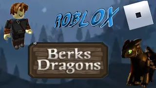 Roblox: Berks Dragons playing as Night fury