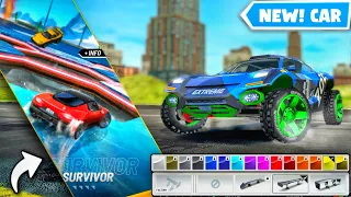 NEW! CAR - NEW SPOILERS & SURVIVOR MODE 🤯 - Extreme Car Driving v6.87.0