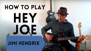 How to Play Hey Joe by Jimi Hendrix : An Intermediate Guitar Tutorial