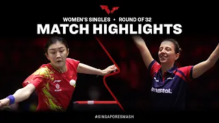 Chen Meng vs Elizabeta Samara | WS R32 | Singapore Smash 2023