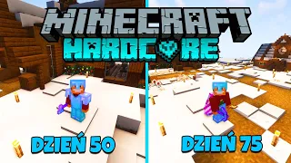 Przeżyłem 75 DNI w Świątecznej krainie na świecie Minecraft HARDCORE!