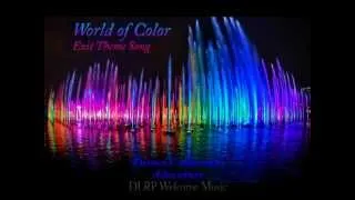 World of Color - Exit Theme Song - Disney California Adventure