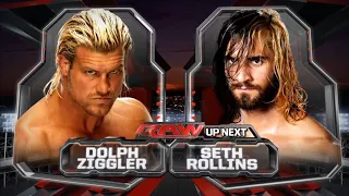 Dolph Ziggler Vs Seth Rollins - WWE Raw 16/06/2014 (En Español)