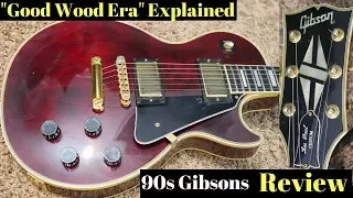 The "Good Wood Era" Explained | 1995 Gibson Les Paul Custom Lace Sensor Dragonaut Pickups Review