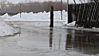 Весенний паводок в глубинке Самарской области.