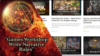 "Games Workshop Write Narrative Rules"